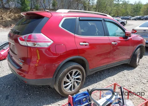 2014 Nissan Rogue Sl z USA, uszkodzony, nr VIN 5N1AT2MV2EC808817